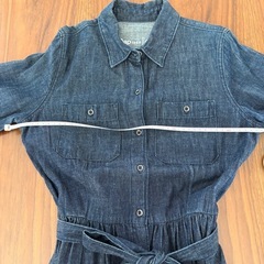 GAPデニムワンピースの画像