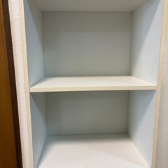 カラーボックス　白　3段の画像
