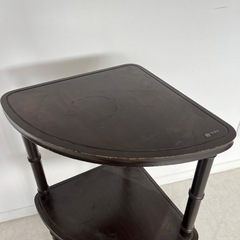 コーナーテーブル　カリモク　オールドカリモク　旧タグの画像