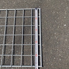 メッキ金網　鉄筋金網　柵　害獣柵　新品　どぶ漬けメッキ　ドッグラン　エクステリア　DIYの画像