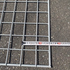 メッキ金網　鉄筋金網　柵　害獣柵　新品　どぶ漬けメッキ　ドッグラン　エクステリア　DIYの画像