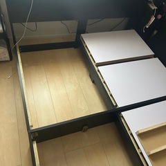 〈引越し〉ダブルフレーム、マットレス付きの画像