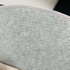 ニトリ　円形ラグ(100cm) グレーの画像