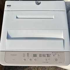 Panasonic 7kg洗濯機 2024年製の画像