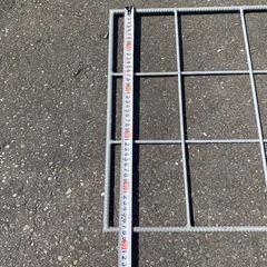 メッキ金網　鉄筋金網　柵　害獣柵　新品　どぶ漬けメッキ　ドッグラン　エクステリア　DIYの画像