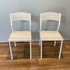 ダイニングチェア2脚セット【町田市再生家具】　253778の画像
