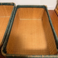 昭和の古民具　柳行李
の画像