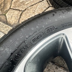 タイヤバリ山‼️スズキ純正アルミホイールセットの画像