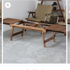 キャンプテーブルの画像