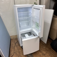 【🐤買取市場 6ヶ月保証】S146 ⭐ TOSHIBA ❘ 東芝 2ドア冷蔵庫 (153L・右開き）19年製 GR-P15BS ⭐動作確認済⭐クリーニング済の画像