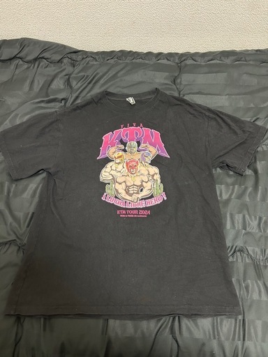 ケツメイシ KTM TOUR 2024 Tシャツ ルチャリブレ プロレス 黒 半袖