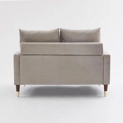 【0円】2人がけソファー（グレー）の画像