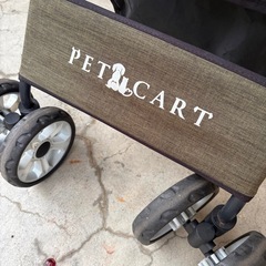 ペットカート  (カーキ)の画像