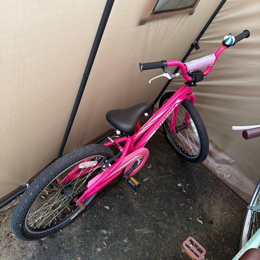 お話し中　自転車　小学校低学年サイズ