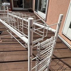 シンク上ラック　シンクの上に設置して水切りラックとして使えますの画像