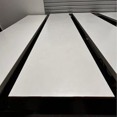 折り畳みテーブル4台セット　ホワイト　折り畳み机　会議テーブルまとめ売りの画像