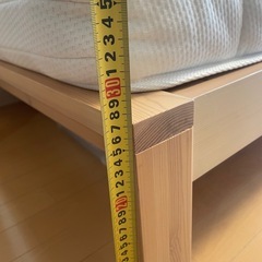 シングルベットフレームとマットレス‼️の画像