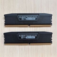 Corsair DDR5 デスクトップメモリ 32GB  CMK32GX5M2B6400C32の画像