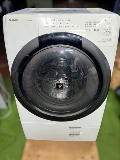 SHARP ドラム式洗濯機 7kg 2022年製 ES-S7G-WR