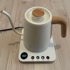 温度調整可　電気ケトルの画像