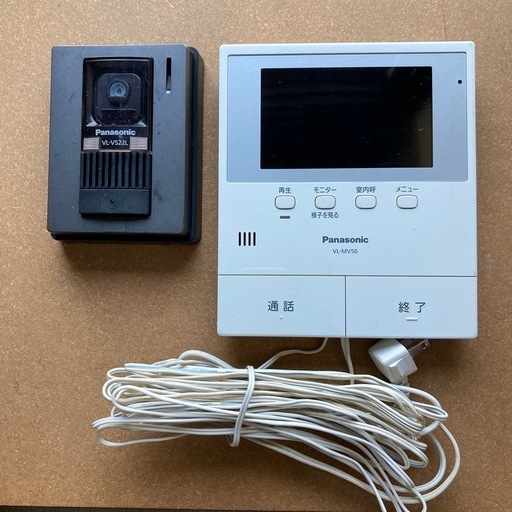パナソニック製テレビドアホンセット