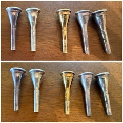 【GO-1650】ホルン マウスピース アレキサンダーマインツ ハンティングホルンの画像