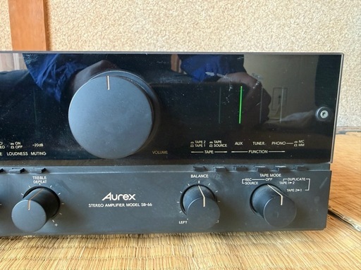 【GO-1653】Aurex 東芝 プリメインアンプ SB-66