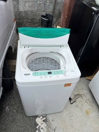 NO B948?福岡市内配送設置無料✨?YAMADASELECT 4.5kg 全自動電気洗濯機 YWMT45G1