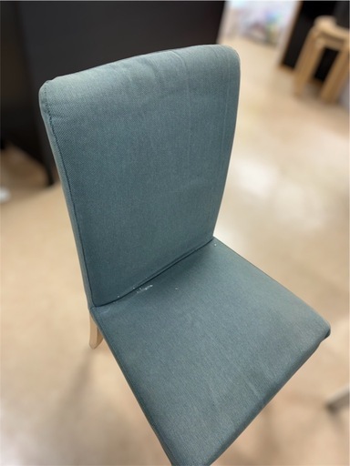 IKEA 伸長ダイニングテーブル　ホワイト×ダイニングチェア4脚セット