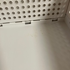 コンパクト収納可能　プラスチック棚　洗面棚　収納棚の画像