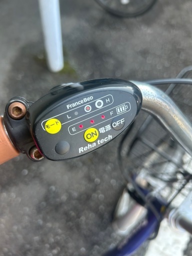 電動アシスト三輪自転車　 フランスベッド　
リハテック