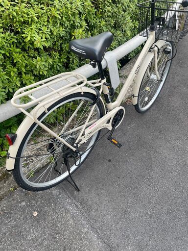 リサイクルショップどりーむ鹿大前店　No.674 自転車　シティサイクル　超美品！　t定価約4万円　新車購入から3か月ほど　ギア切替付