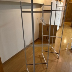 アイリスオーヤマ 折りたたみ物干し5連タイプ (ホワイト) OTM-250Rホワイト IRIS [OTM250Rホワイト]の画像