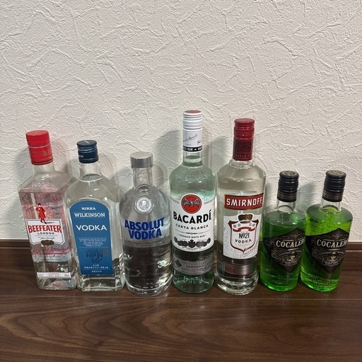 ウォッカ　スピリッツ　コカレロ　お酒セット
