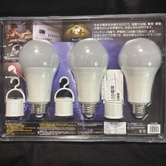 停電しても消えない　LED電球の画像
