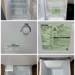 【🐤買取市場 6ヶ月保証】S145 ⭐  TOSHIBA ❘ 東芝 2ドア冷蔵庫 (153L・右開き）20年製 GR-R15BS ⭐動作確認済⭐クリーニング済の画像