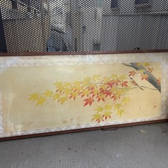 額装された日本画の画像