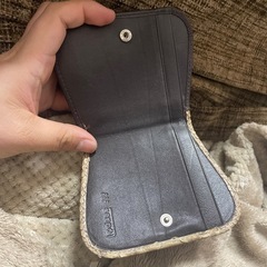 最終価格‼️美品‼️蛇革 パイソン ヘビ皮 折り財布の画像