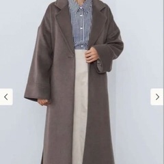 BEAMS HEART ブラウン ロングコートの画像