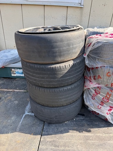 215/35ZR19 ALUMINUM WHEELS 