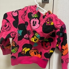 ミニーちゃんパーカー(サイズ100cm)
の画像