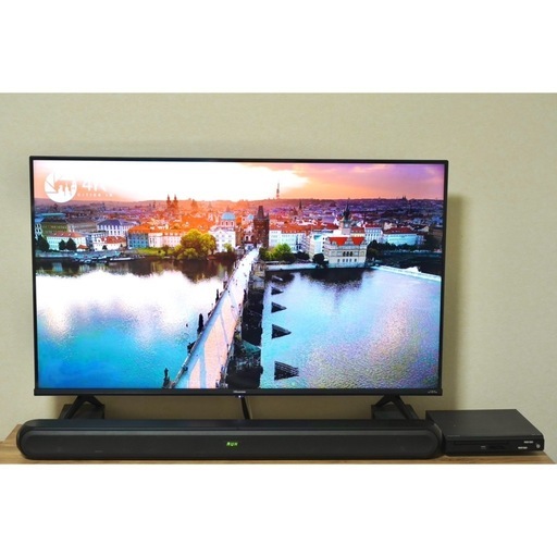 【商談中】Hisense製43インチTV・32インチTV、サウンドバー、DVDプレイヤーのセット