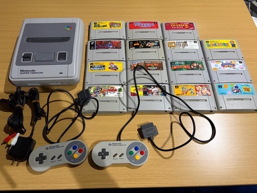 スーパーファミコン本体とゲームのセット
