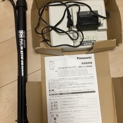 【中古】パナソニック電動自転車 26インチ 12Ah バッテリー良好　バッテリー充電器付き　の画像