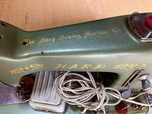 HARP ヴィンテージアンティークミシン 昭和レトロ 手工芸 裁縫 手芸 HAPPY M-1100