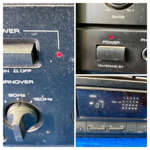 通電確認OK★KENWOOD システムコンポ ケンウッド T-7J A-5J GE-5J X-7J DP-7J SW-7 スーパーウー