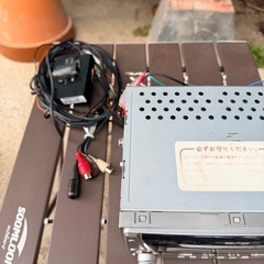 eclipse E3304cmt カーオーディオ シルバー 配線付きの画像