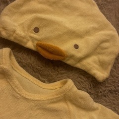 新品 ひよこロンパース50-60cmの画像