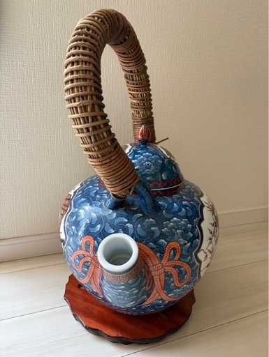 白井）骨董品　特大急須