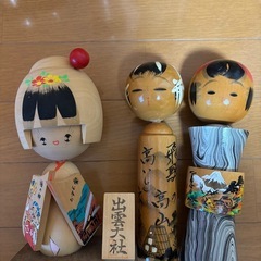 こけしまとめ売りの画像